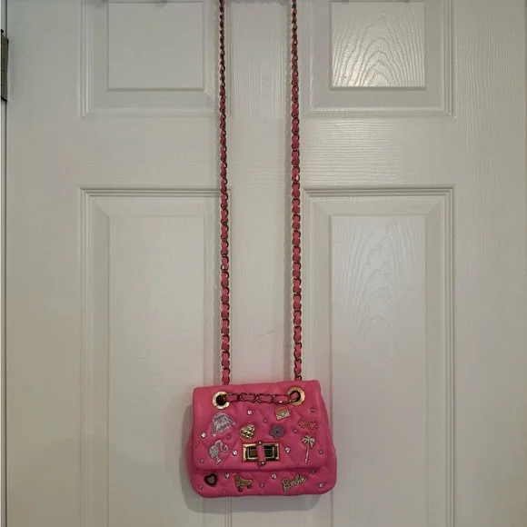 Aldo Pink and Gold Mini Bag with Embellishments - Picture 3 of 3